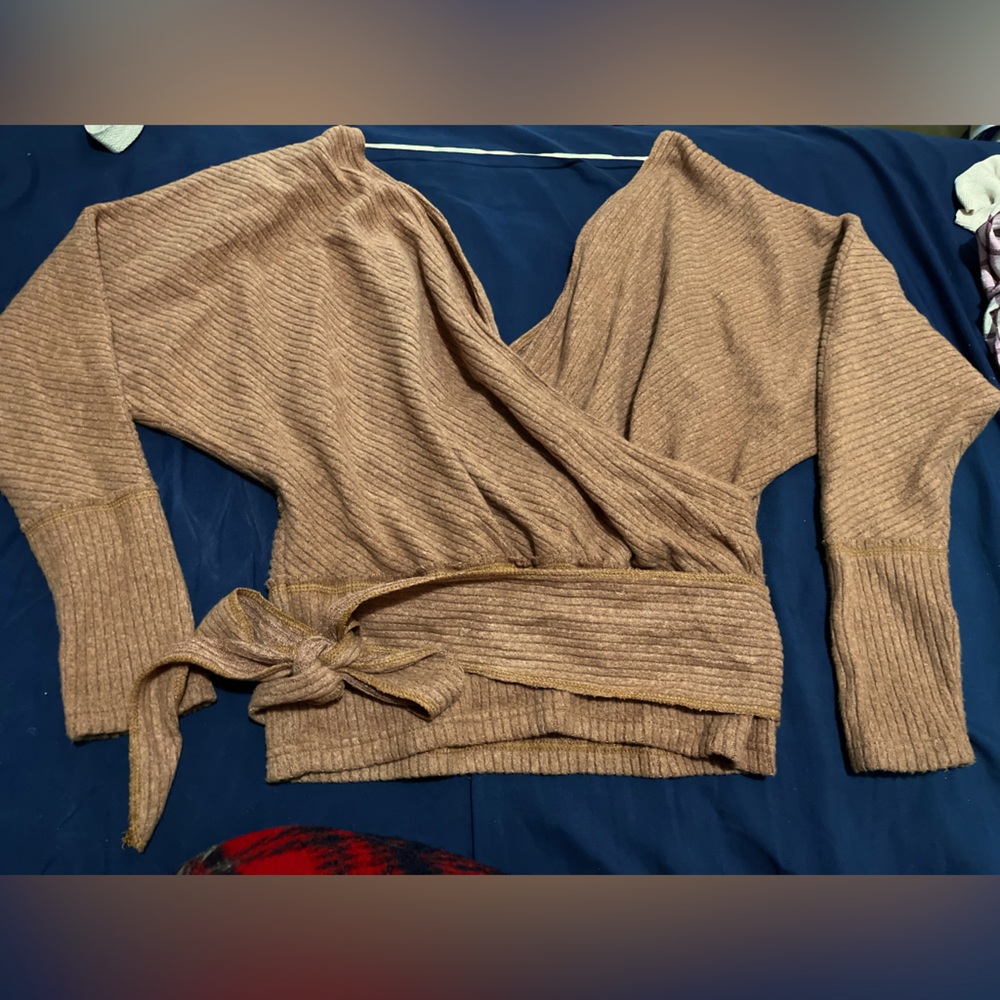 Deep V- Neck Sweater